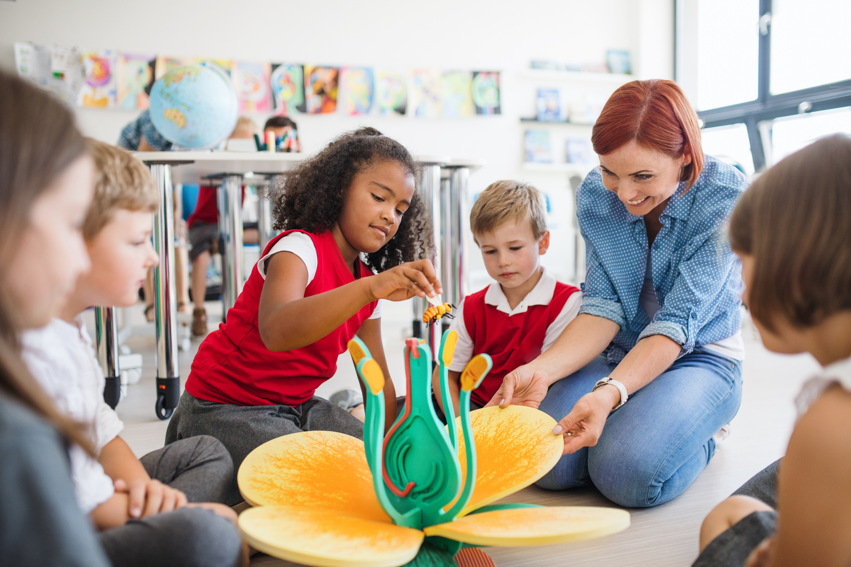 Preschool Kids Learning in Class